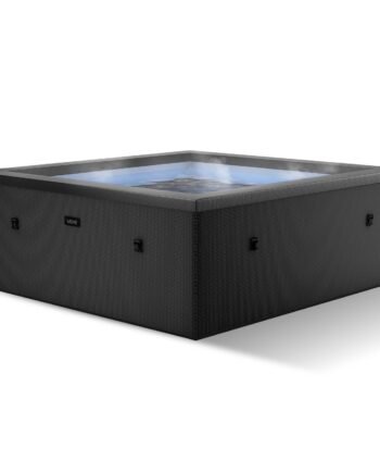 Wave Garda | 4-Person Eco Foam Hot Tub | Integrated Heater | Charcoal Black