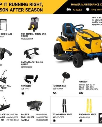 The Cub Cadet Enduro Series XT1 LT42E 42-in. 56V MAX* Riding Lawn Mower