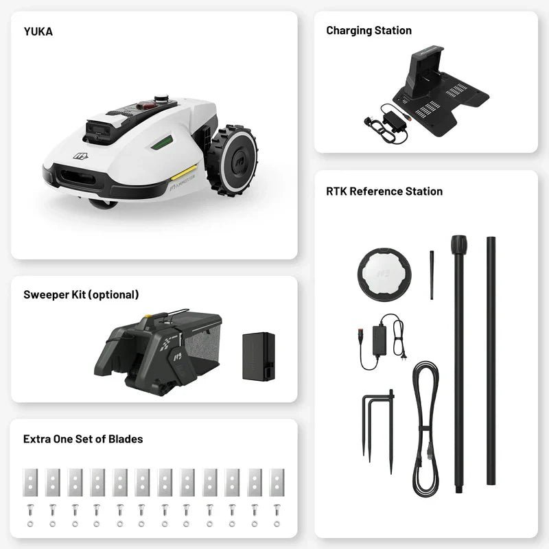 MAMMOTION YUKA Perimeter Wire Free Robot Lawn Mower
