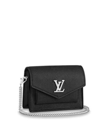 Louis Vuitton MINI MYLOCKME CHAIN POCHETTE Black