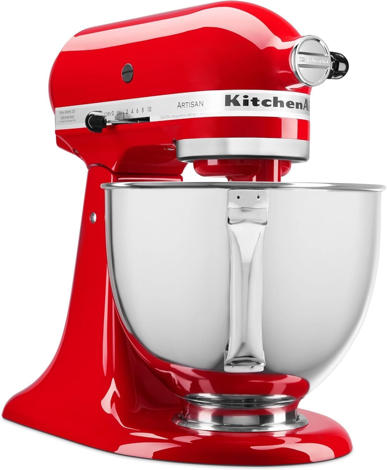 Artisan® Series 5 Quart Tilt-Head Stand Mixer - Passion Red