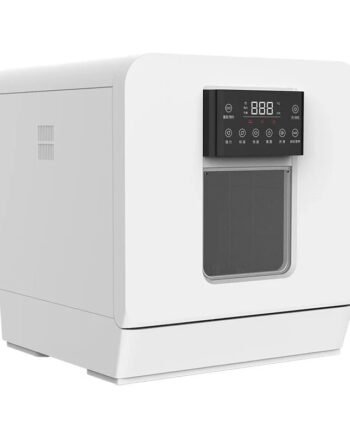 Compact Automatic Table Top Dishwasher – Portable Countertop Kitchen Dishwasher with 4 Place Settings
