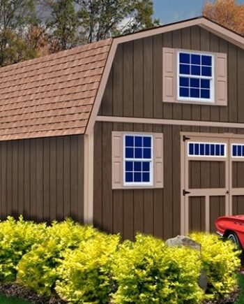 Best Barns Virginia 16×24 Wood Storage Shed Kit