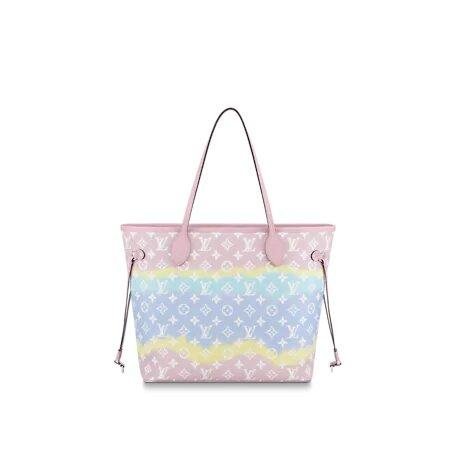 Louis Vuitton ESCALE NEVERFULL MM Pastel Pink