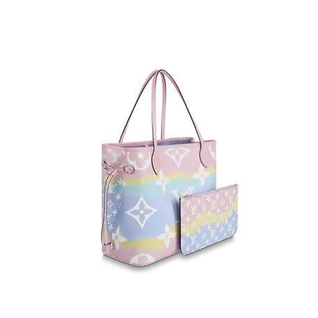 Louis Vuitton ESCALE NEVERFULL MM Pastel Pink