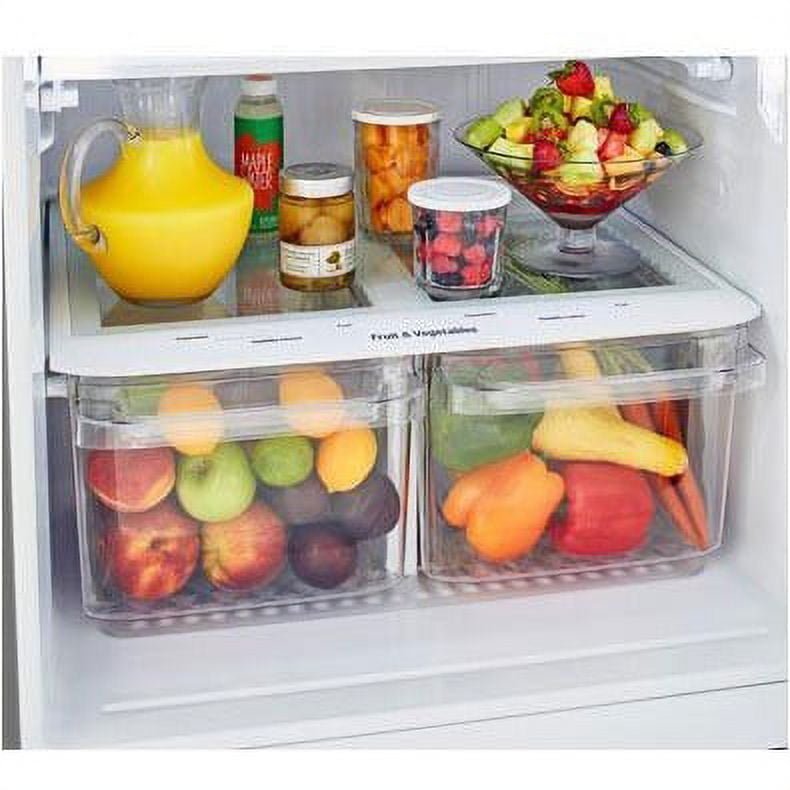 LG 20 cu. ft. 30 Inch Wide Top Freezer Refrigerator - Stainless Steel
