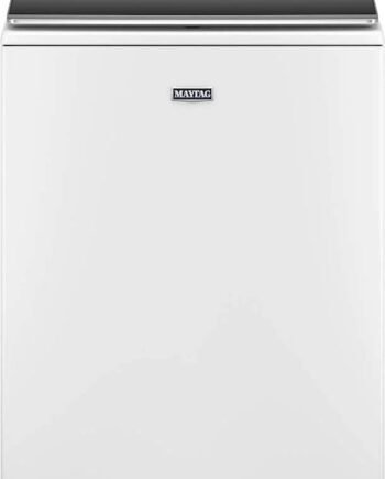 Maytag – 5.3 Cu. Ft. High Efficiency Smart Top Load Washer with Extra Power Button – White