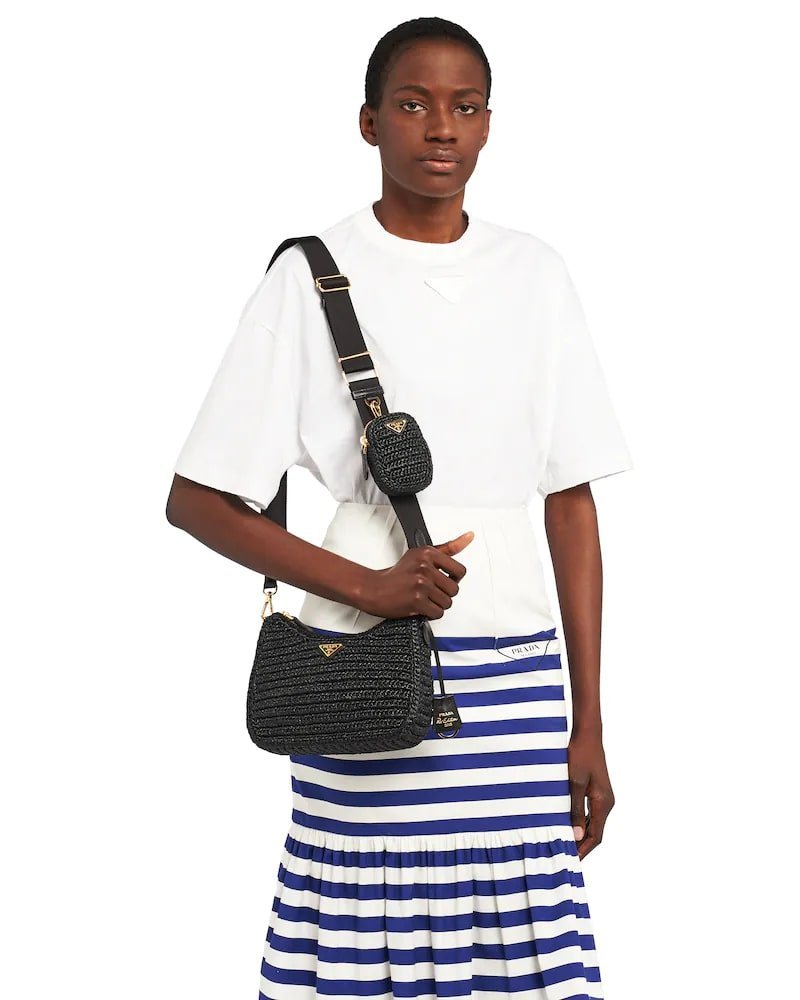 Prada Re-Edition 2005 Raffia Bag