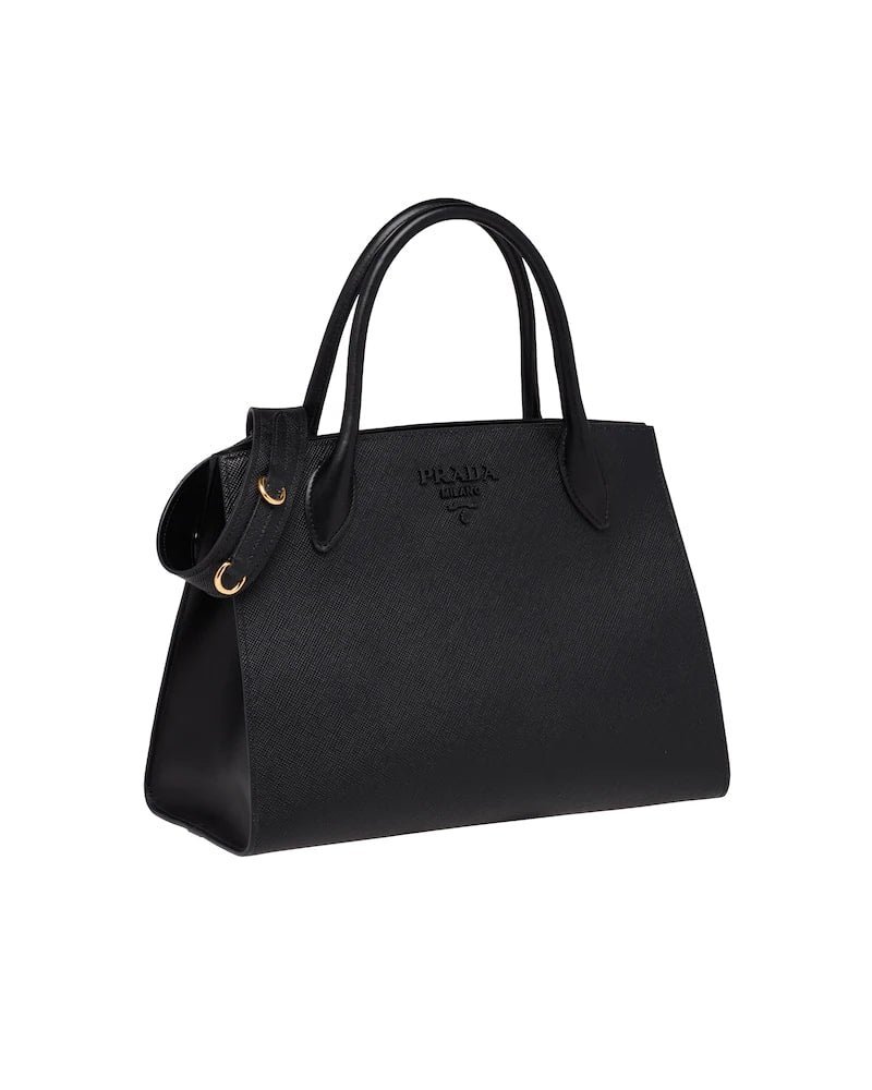 Medium Saffiano leather Prada Monochrome bag