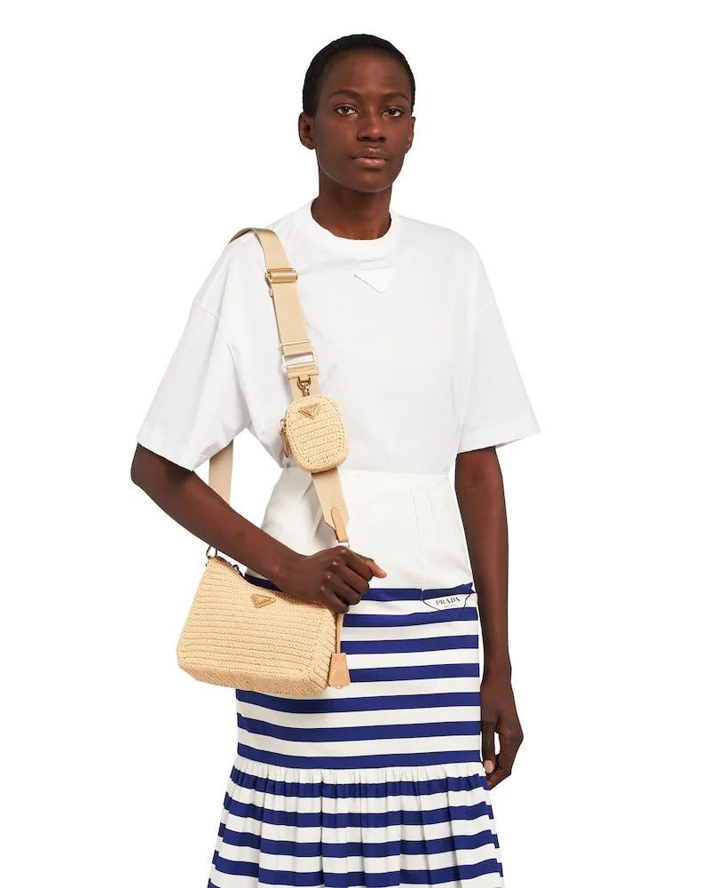 Prada Re-Edition 2005 Raffia Bag