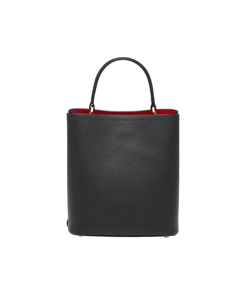 Medium Saffiano Leather Prada Panier Bag