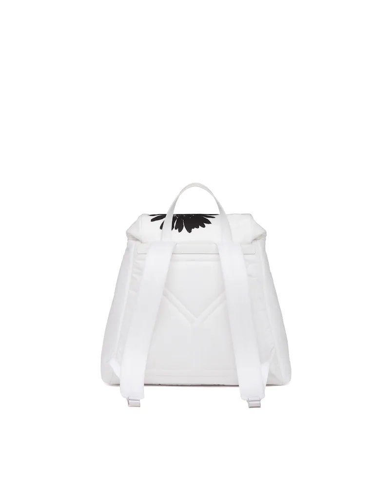 Prada Signaux Printed Nylon Backpack
