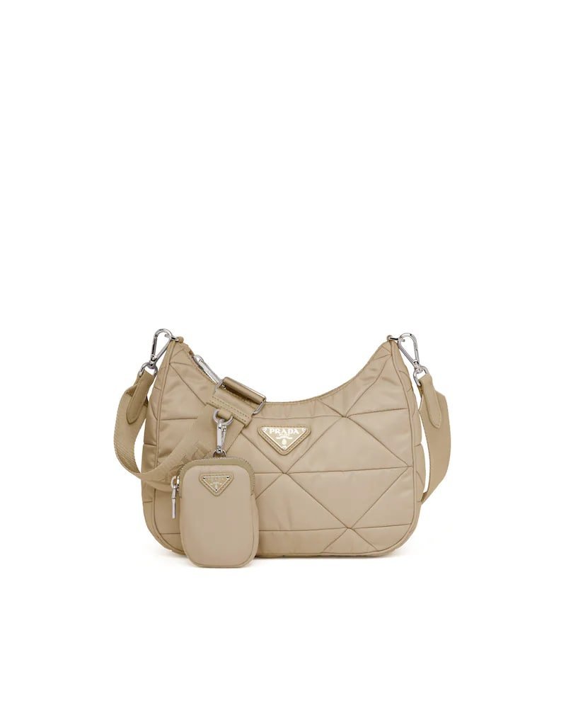 Prada Re-nylon Padded Hobo Bag