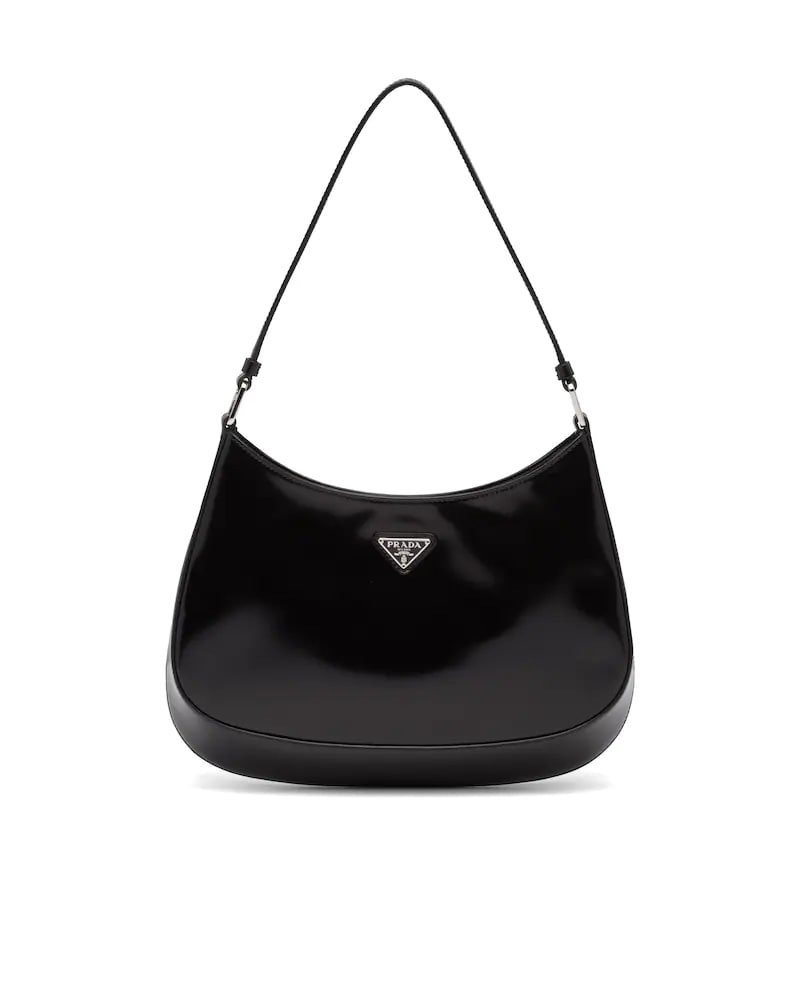 Prada Cleo Brushed Leather Shoulder Bag
