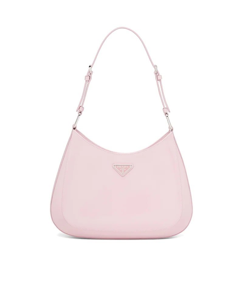 Prada Cleo Brushed Leather Shoulder Bag