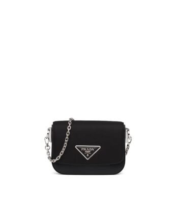 Nylon and Leather Prada Identity Shoulder Bag