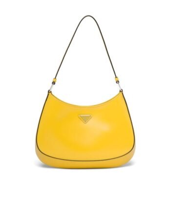 Prada Cleo Brushed Leather Shoulder Bag