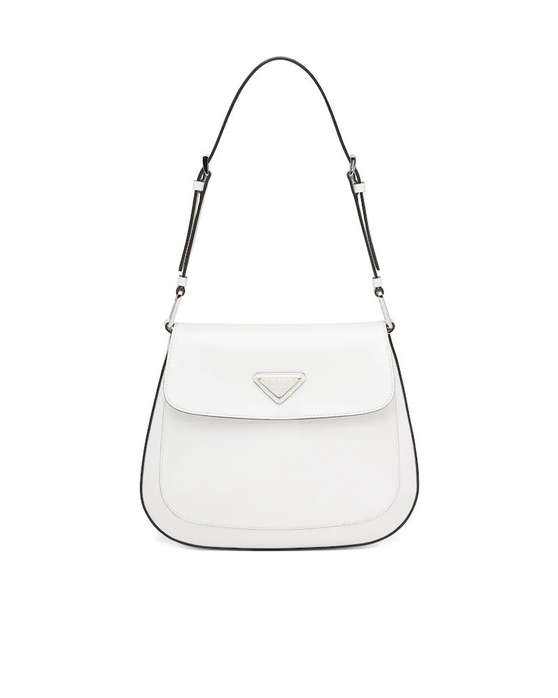 Prada Cleo Brushed Leather Shoulder Bag