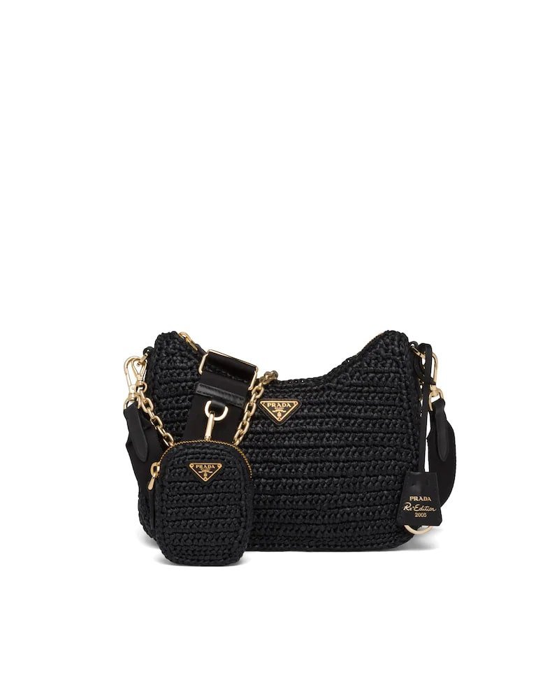 Prada Re-Edition 2005 Raffia Bag