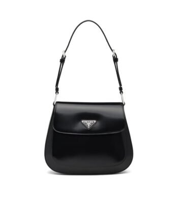 Prada Cleo Brushed Leather Shoulder Bag