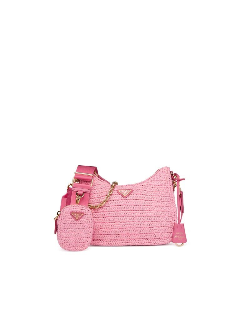 Prada Re-Edition 2005 Raffia Bag