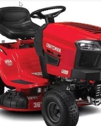 CRAFTSMAN T100 36″ 11.5-HP Riding Lawn Mower