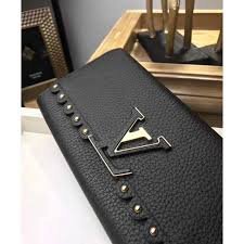 Louis Vuitton CAPUCINES WALLET Black