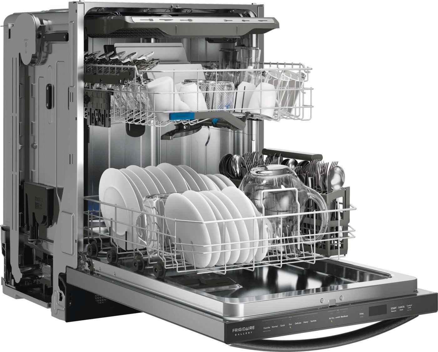 Frigidaire Gallery 24″ Dishwasher with CleanBoost, Stainless Steel