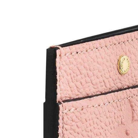 Louis Vuitton CARD HOLDER Rose Poudre Pink