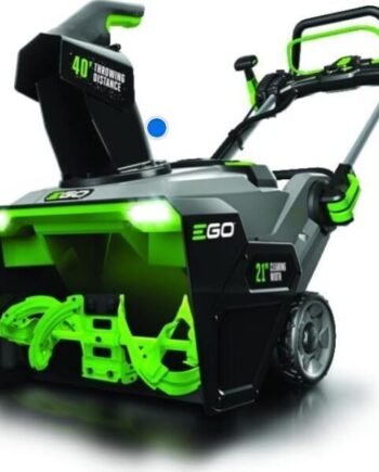 EGO Power+ 21-Inch Cordless Snow Blower, 56V, Steel Auger, (2) 5.0Ah Batteries & Charger