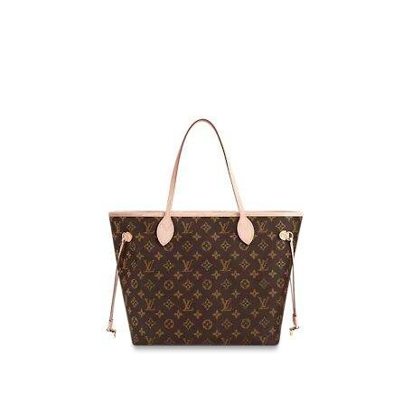 Louis Vuitton NEVERFULL MM Bag Pivoine Pink