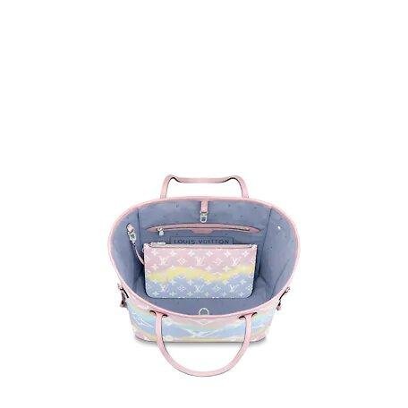 Louis Vuitton ESCALE NEVERFULL MM Pastel Pink