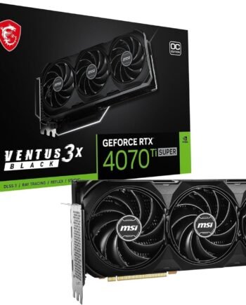 MSI GeForce RTX 4070 Ti SUPER VENTUS 3X 16GB GDDR6X Graphics Card