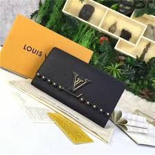 Louis Vuitton CAPUCINES WALLET Black