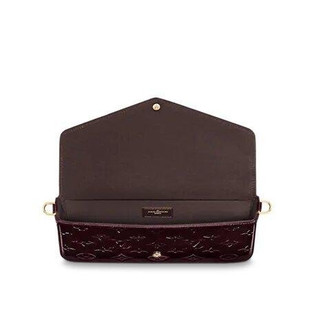 Louis Vuitton FÉLICIE POCHETTE Amarante Red