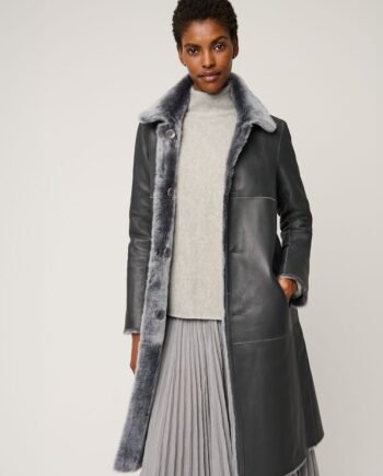 Selena Reversible Sheepskin Coat
