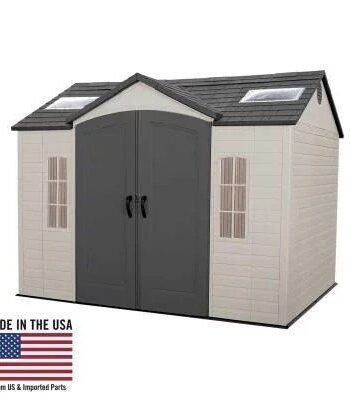 LIFETIME 10 FT. X 8 FT. OUTDOOR STORAGE SHED INSTALLATION INCLUDED