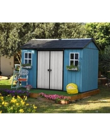 Oakland 11 ft. W x 7.5 ft. D Plastic Storage Shed