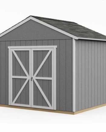 Rookwood 10 ft. W x 8 ft. D Solid + Manufactured Wood Storage Shed with Floor
