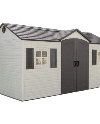 Side Entry 15 ft. W x 8 ft. D Plastic Storage Shed