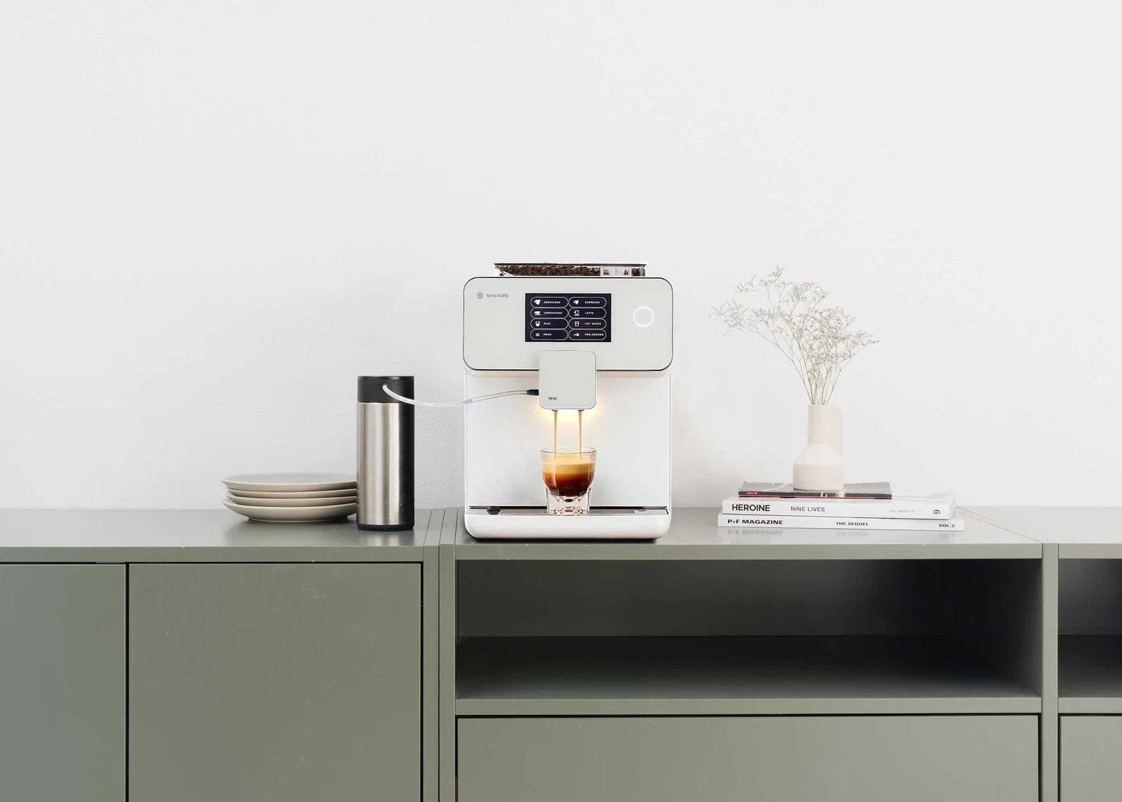 Terra Kaffe TK-01 Espresso Machine – White