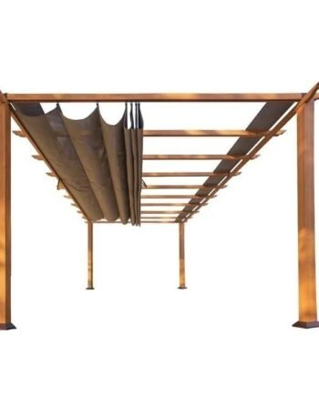 Verona 16 Ft. W x 11 Ft. D Aluminum Pergola with Canopy