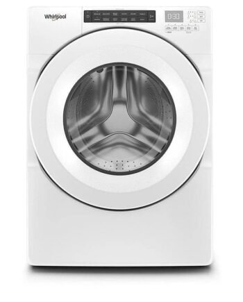 Whirlpool – 4.3 Cu. Ft. High Efficiency Stackable Front Load Washer with 35 Cycle Options – White