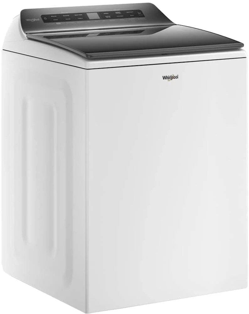 Whirlpool – 4.8 Cu. Ft. High Efficiency Smart Top Load Washer with Load & Go Dispenser – White