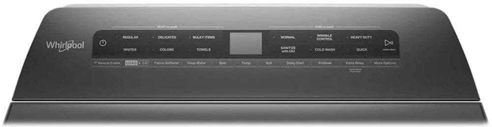 Whirlpool – 4.8 Cu. Ft. High Efficiency Smart Top Load Washer with Load & Go Dispenser – White