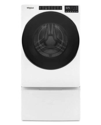 Whirlpool – 5.0 Cu. Ft. High-Efficiency Stackable Front Load Washer with Quick Wash Cycle – White