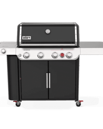 Nexgrill 4-Burner Propane GAS Grill in Black with Side Burner and Stainless Steel Main Lid