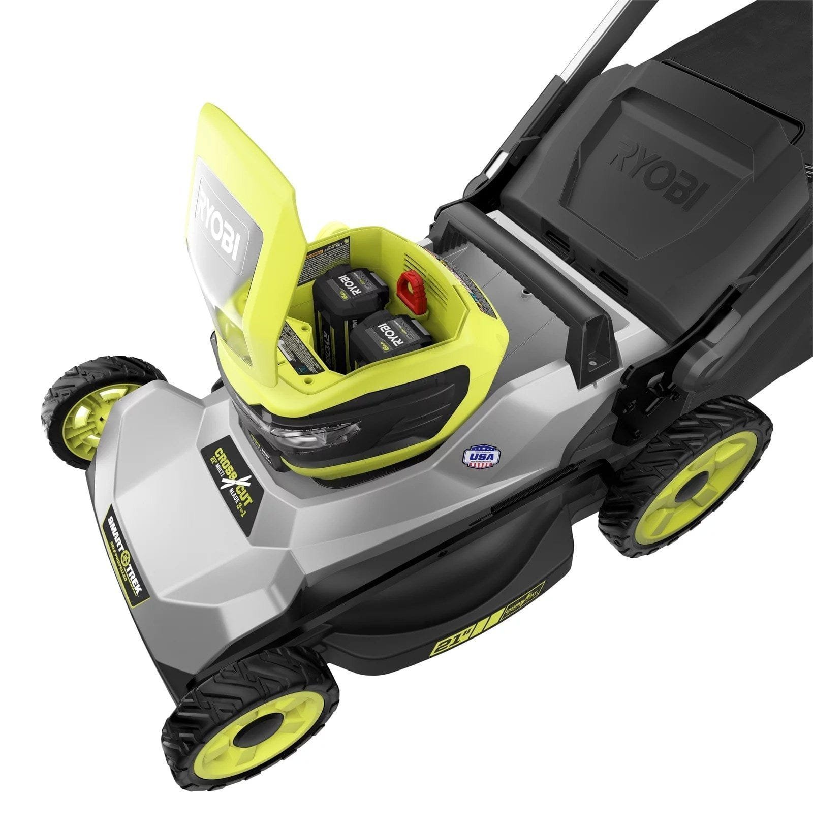 40V HP Brushless 21 in. Cordless Battery Walk Behind Dual-Blade Self-Propelled Mower
