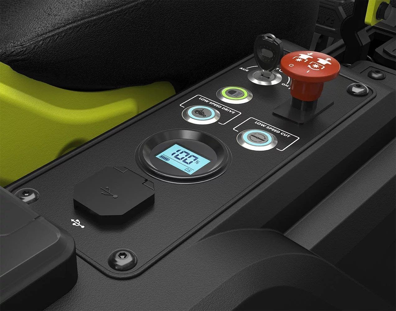 42 in. 100 Ah Battery Electric Riding Zero Turn Mower