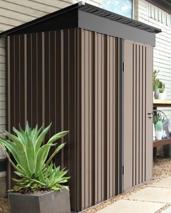 5 ft. W x 3 ft. D Stainless Steel Storage Shed